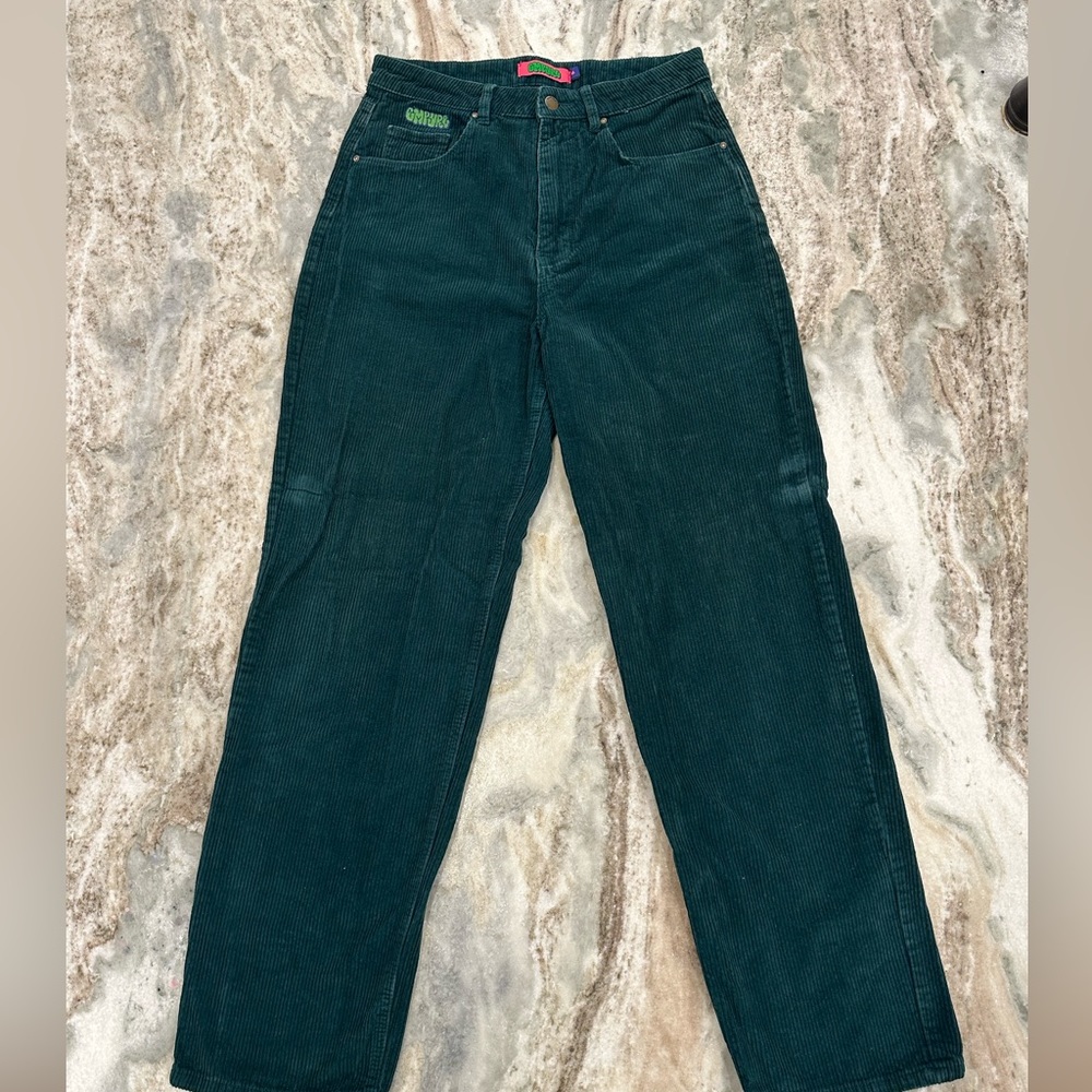 Empyre Corduroy Green Pants WMNS 8